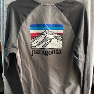 Patagonia Gray Long Sleeve Shirt size large.  Like new